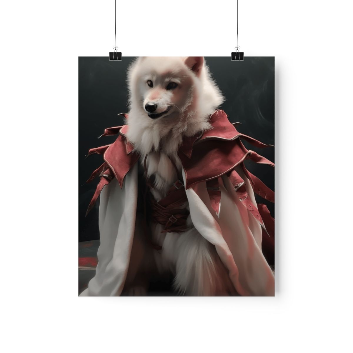 Dog with mantel Posters