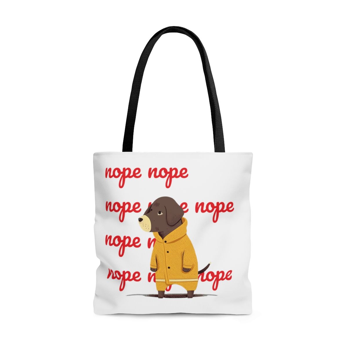 Grumpy Dog Cute Tote Bag
