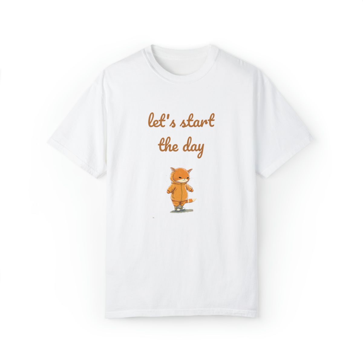 Optimist Cat Unisex Garment-Dyed T-shirt