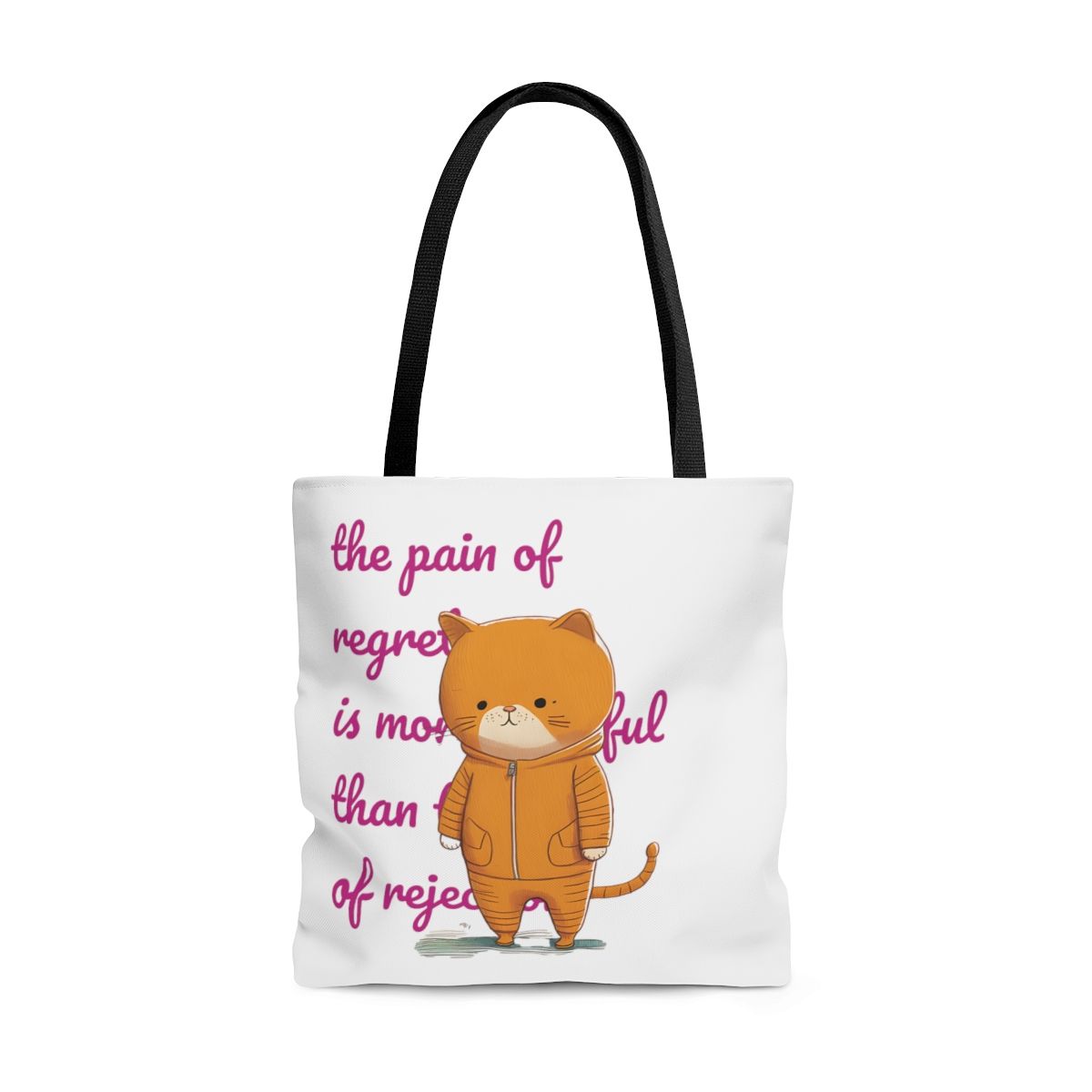 Sober Cat Cute Tote Bag