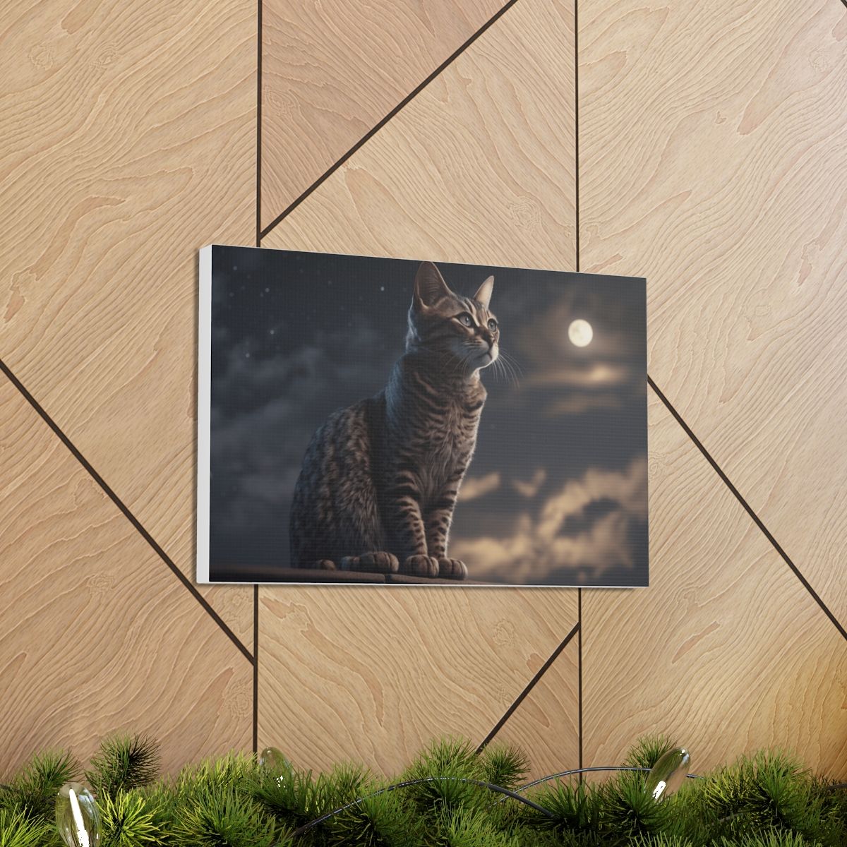 Starry cat Canvas Gallery Wraps